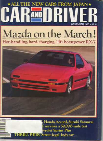 Sports Car Illustrated - November 1985