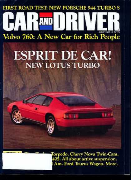 Sports Car Illustrated - June 1988