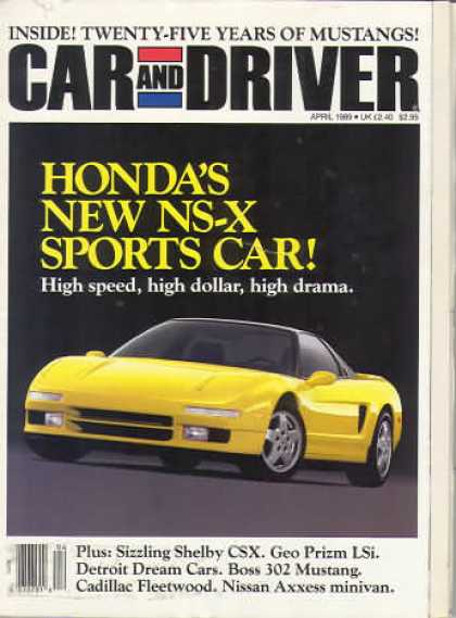 Sports Car Illustrated - April 1989
