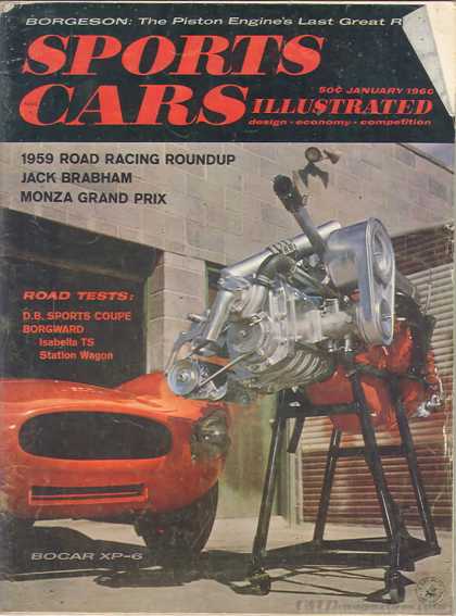 Sports Car Illustrated - January 1960