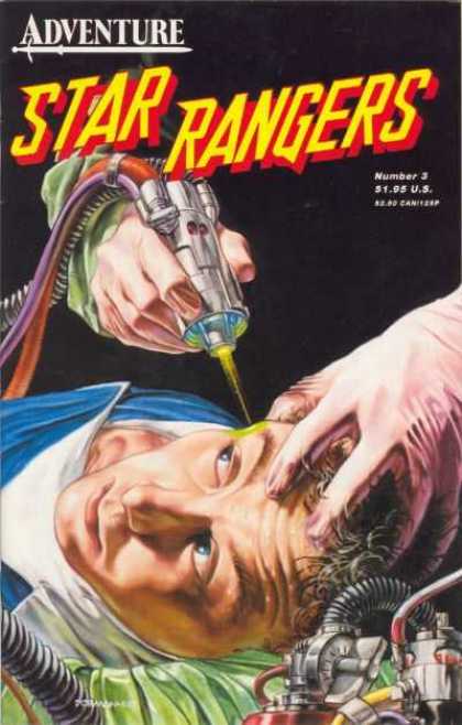 Star Rangers 3 - Adventure - Number 3 - Brain Operation - Man In Shock - Gloved Hands