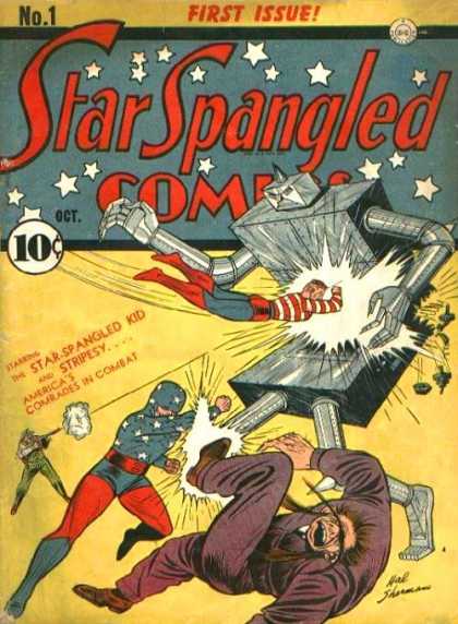 Star Spangled Comics 1 - Stars - Combat - Oct - Tin Man - Red Boots