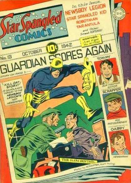 Star Spangled Comics 13 - Guardian Scores Again - October - Scrapper - Gabby - Kill Day Story - Jack Kirby, Joe Simon