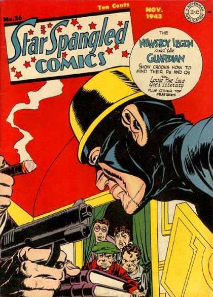 Star Spangled Comics 26 - Dc - Newsboy - Guardian - Guns - Boys - Jack Kirby
