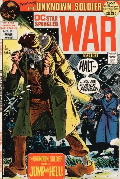 Star Spangled War Stories 161 - The Unknown Soldier - 52 Big Pages - Mar 30650 - Approved By The Comics Code Authority - Hell - Joe Kubert