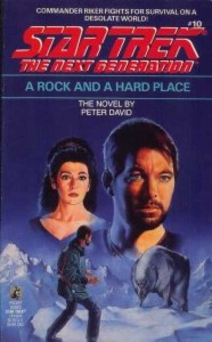 Star Trek Books - A Rock and a Hard Place (Star Trek The Next Generation, No 10)