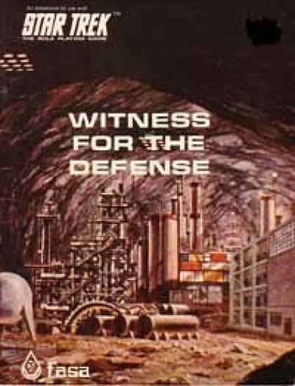 Star Trek Books - Witness For The Defense (Star Trek RPG)