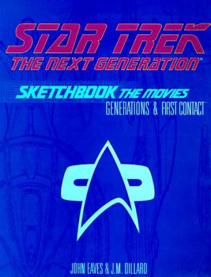Star Trek Books - Star Trek, the Next Generation Sketchbook: The Movies, Generations & First Conta