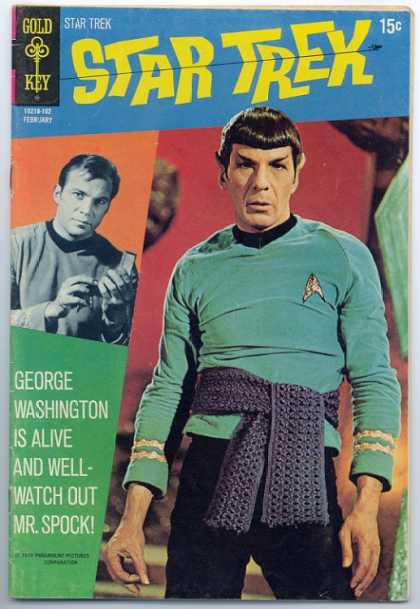 Star Trek 9 - Gold Key - George Washington - Mrspock - Costume - Alien - Dave Cockrum, Josef Rubinstein