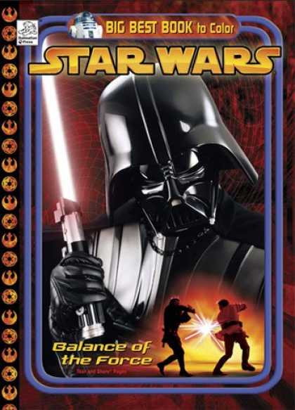 Star Wars Books - STAR WARS: BALANCE OF THE FORCE COLORING BOOK - BIG BEST BOOK TO COLOR