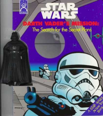 Star Wars Books - Darth Vader's Mission: The Search for the Secret Plans/Book and Figure (Star War
