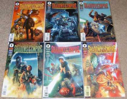 Star Wars Books - Star Wars Shadows of the Empire #1, 2, 3, 4, 5 and 6. (The Complete Six Part Lim