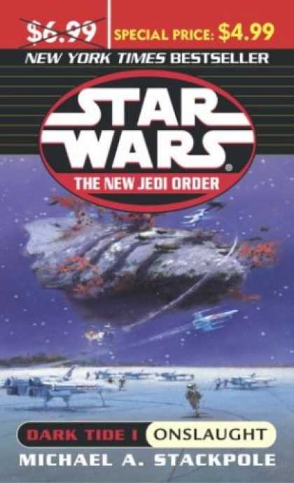 Star Wars Books - Star Wars: The New Jedi Order: Dark Tide 1: Onslaught