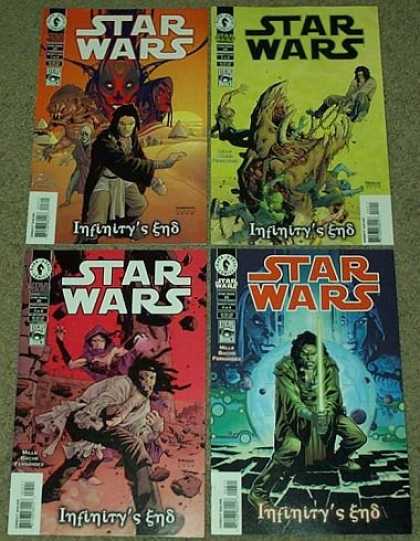 Star Wars Books - Star Wars Infinity's End # 1, 2, 3 and 4 (Issues 23, 24, 25 and 26.) (The Comple