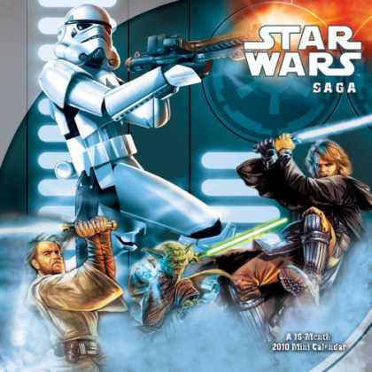 Star Wars Books - STAR WARS - THE SAGA 2010 MINI Calendar