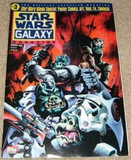 Star Wars Books - Star Wars Galaxy Magazine #3 (Aliens Special: Poster, Comics, Art, Toys - Spring