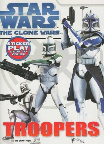 Star Wars Books - Star Wars Troopers Sticker Play Book to Color (Star Wars; the Clone Wars)