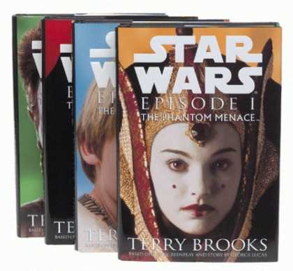 Star Wars Books - Star Wars, Episode I - The Phantom Menace (4 Different Cover Set)