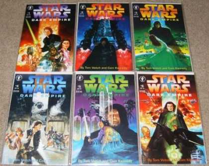 Star Wars Books - Star Wars Dark Empire # 1, 2, 3, 4, 5 and 6. (The Complete Six Part Limited Seri