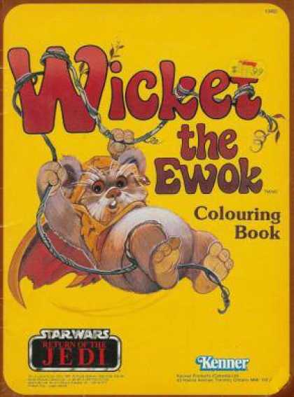 Star Wars Books - Wicket the Ewok Coloring Book ; Star Wars Return of the Jedi