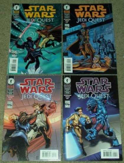 Star Wars Books - Star Wars Jedi Quest # 1, 2, 3 and 4. (The Complete Four Part Limited Series)
