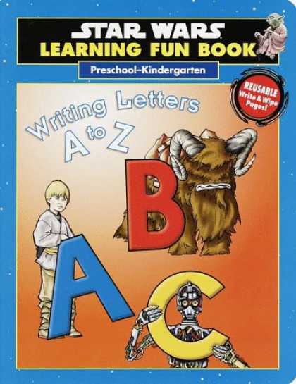Star Wars Books - Star Wars Learning Fun Book Writing Letters A to Z (Pre-K)