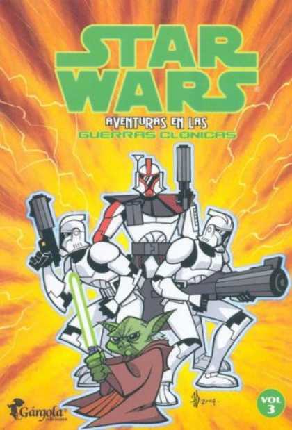 Star Wars Books - Star Wars: Aventuras en las Guerras Clonicas: Volume 3 / Star Wars: Clone Wars A
