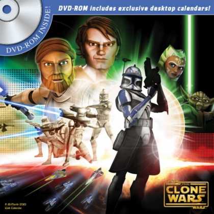Star Wars Books - STAR WARS: THE CLONE WARS 2010 Wall Calendars Inc DVD