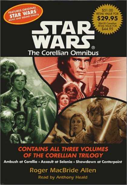 Star Wars Books - The Corellian Trilogy Value Collection: Ambush at Corellia, Assault at Selonia,