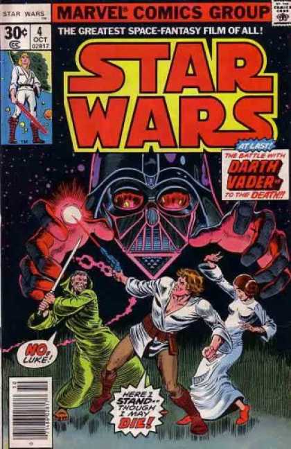 Star Wars Books - Star Wars (Comic) Oct. 1977 No. 4 (The Greatest Space-Fantasy Film of All, 1)