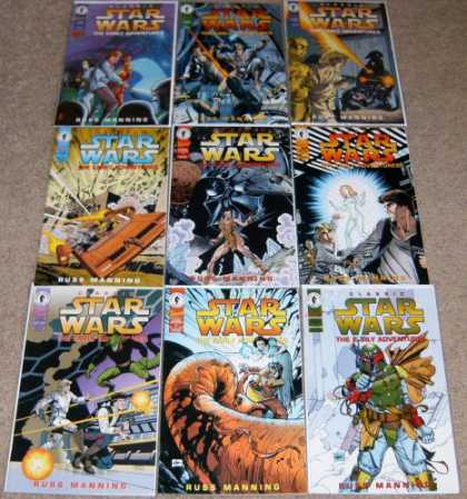 Star Wars Books - Classic Star Wars The Early Adventures #1, 2, 3, 4, 5, 6, 7, 8 and 9. (The Compl