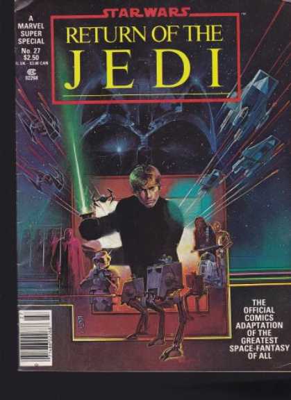 Star Wars Books - Star Wars Return of the Jedi The Official Comics Adaptation Marvel Super Special