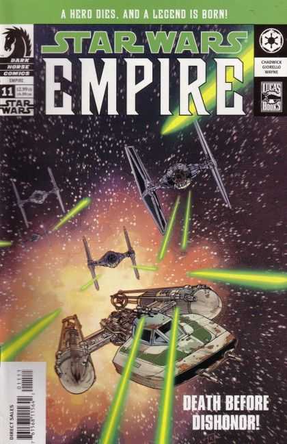 Star Wars Empire 11 - Death Before Dishonor - Outer Space - Laser Beams - Battles - Space Ship
