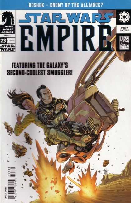 Star Wars Empire 23 - Featuring The Galaxys Second-coolest Smuggler - Enemy Of The Alliance - Boshek - Dark Horse Comics - Lucas Books