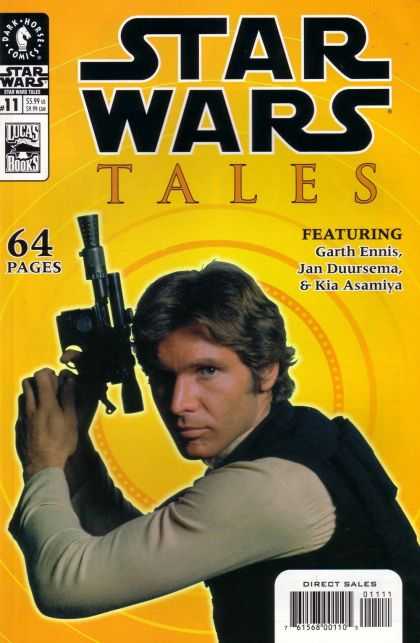 Star Wars Tales 11 - Gun - Yellow Background - Pose - Skywalker - Luke - Kilian Plunkett
