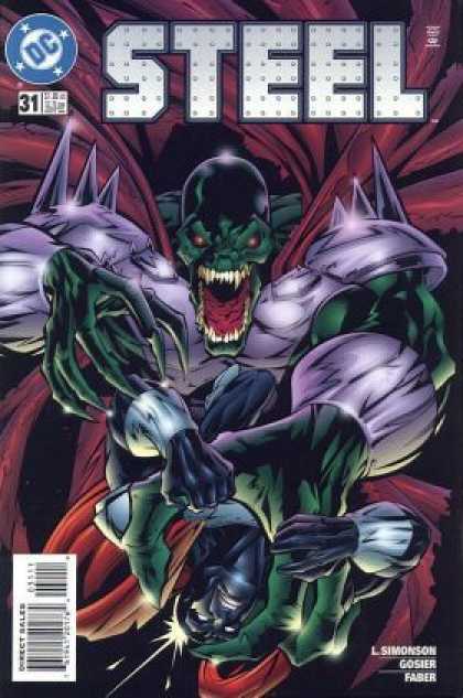 Steel 31 - Venom - Black Monster - Huge Hands - Spikey Shoulders - Red Eyes