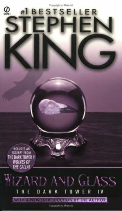 Stephen King Books - Wizard and Glass (The Dark Tower, Book 4)