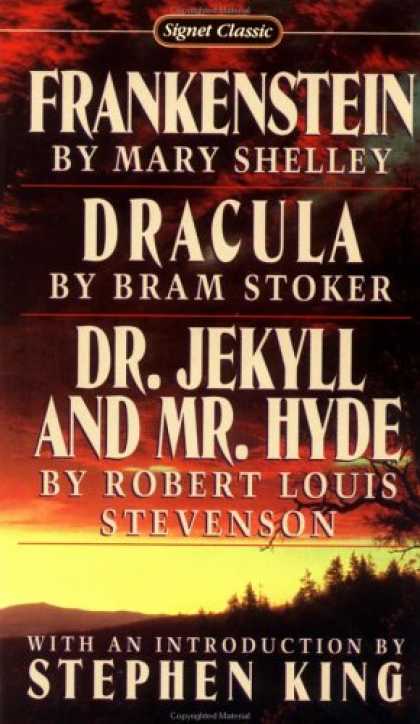 Stephen King Books - Frankenstein; Dracula; Dr Jekyll and Mr Hyde (Signet classics)