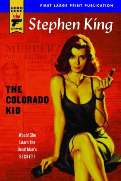 Stephen King Books - The Colorado Kid (Large Print)