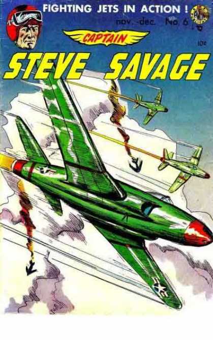 Steve Savage 6 - Dog Fight - Sky - Clouds - Smoke - Bombers