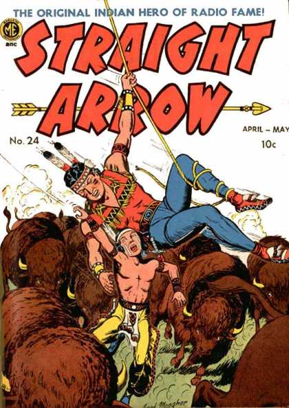 Straight Arrow 24 - Me - Me Comics - Arrows - Indians - Buffulo