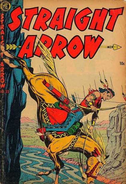 Straight Arrow 35 - Arrow - Bow - Horse - Cliff - Canyon