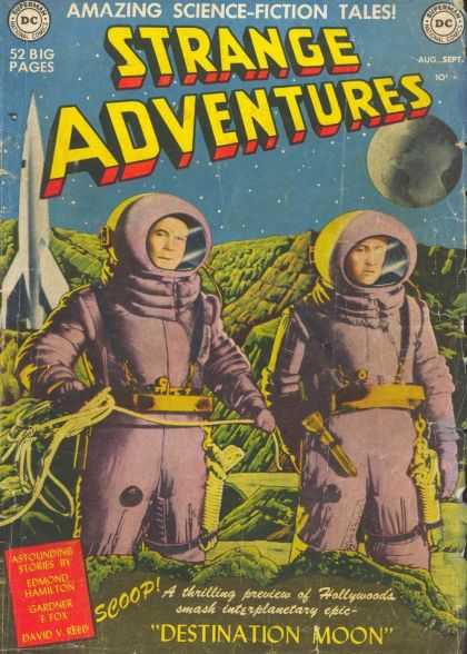 Strange Adventures 1 - Amazing Science-foction Tales - Space Suits - Rocket - Another Planet - Destination Moon - Brian Bolland, Rob Hunter