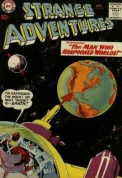 Strange Adventures 103 - Earth - Moon - Space - Space Travel - Harpoon