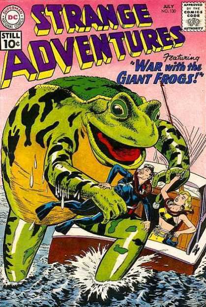 Strange Adventures 130 - Frog - Approved By The Comics Code - Superman National Comics - Still 10 C - Man
