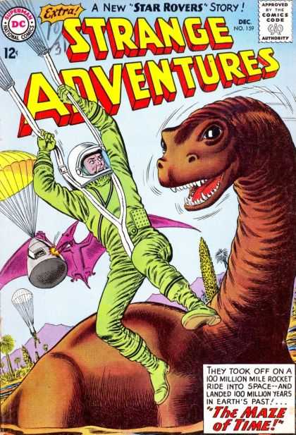 Strange Adventures 159 - Weird Adventures - Time Travel - Future Meets Past - Big Things To Come - Star Rovers - Murphy Anderson