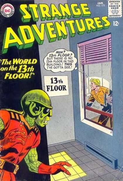 Strange Adventures 172 - Window - Man - Floor - Wall - Color - Sheldon Moldoff