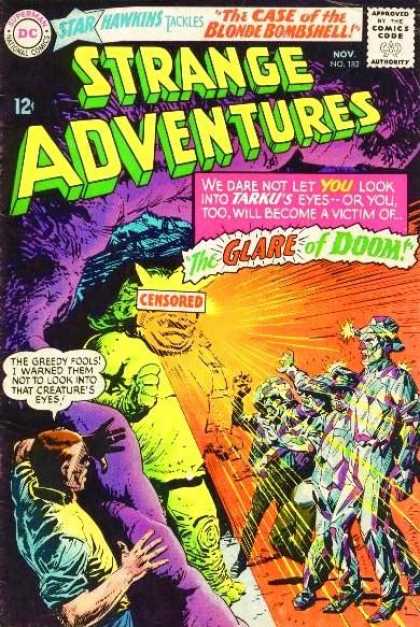 Strange Adventures 182 - Strange Adventures - The Case Of The Bloned Bombshell - Star Hawkins - The Clare Of Doom - Censored