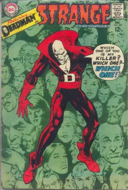 Strange Adventures 207 - Dead Man Thinking - Deadly Decisions - Murder Mystery - Death Demands Justice - Which One Did It - Neal Adams