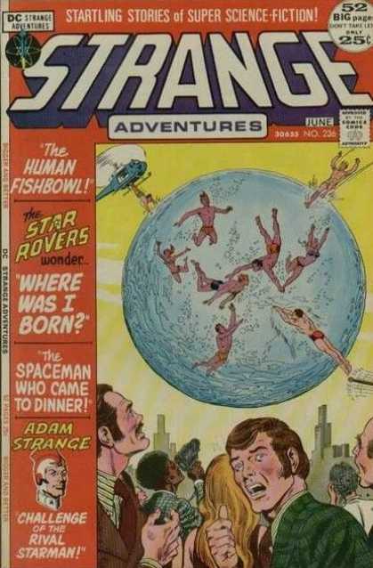 Strange Adventures 236 - Dc - June - Approved By The Comics Code Authority - The Human Fishbowl - Star Rovers